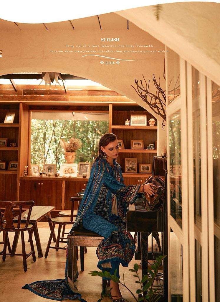 the new vintage aiqa lifestyle 8101-8107 series latest fancy pakistani salwar kameez wholesaler surat gujarat