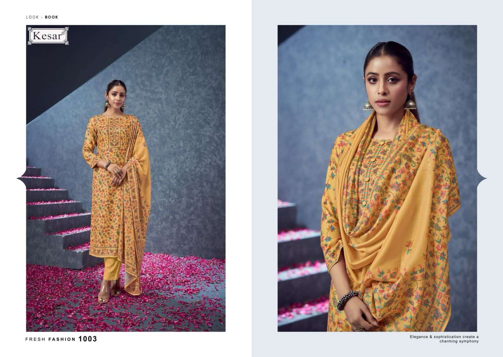 Shri Vijay Kesar Begum Fancy Silk Salwar Suit Catalog Wholesale