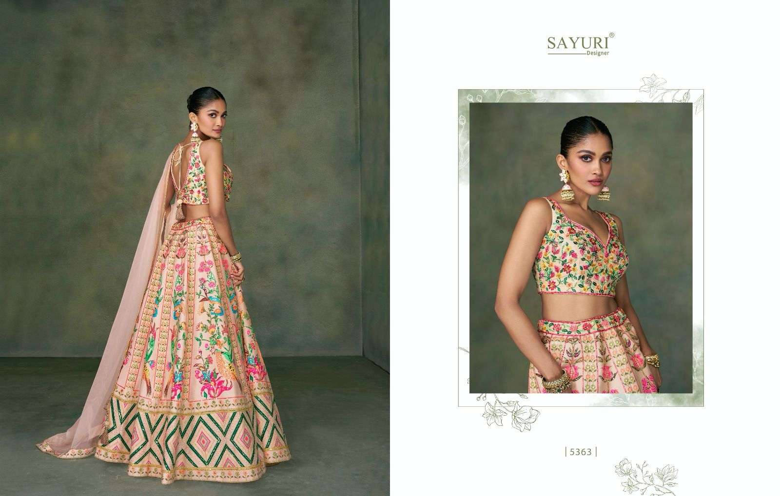 Fish Cut Satin Silk Printed Lehenga Choli Design In Lowest Rate –  TheDesignerSaree