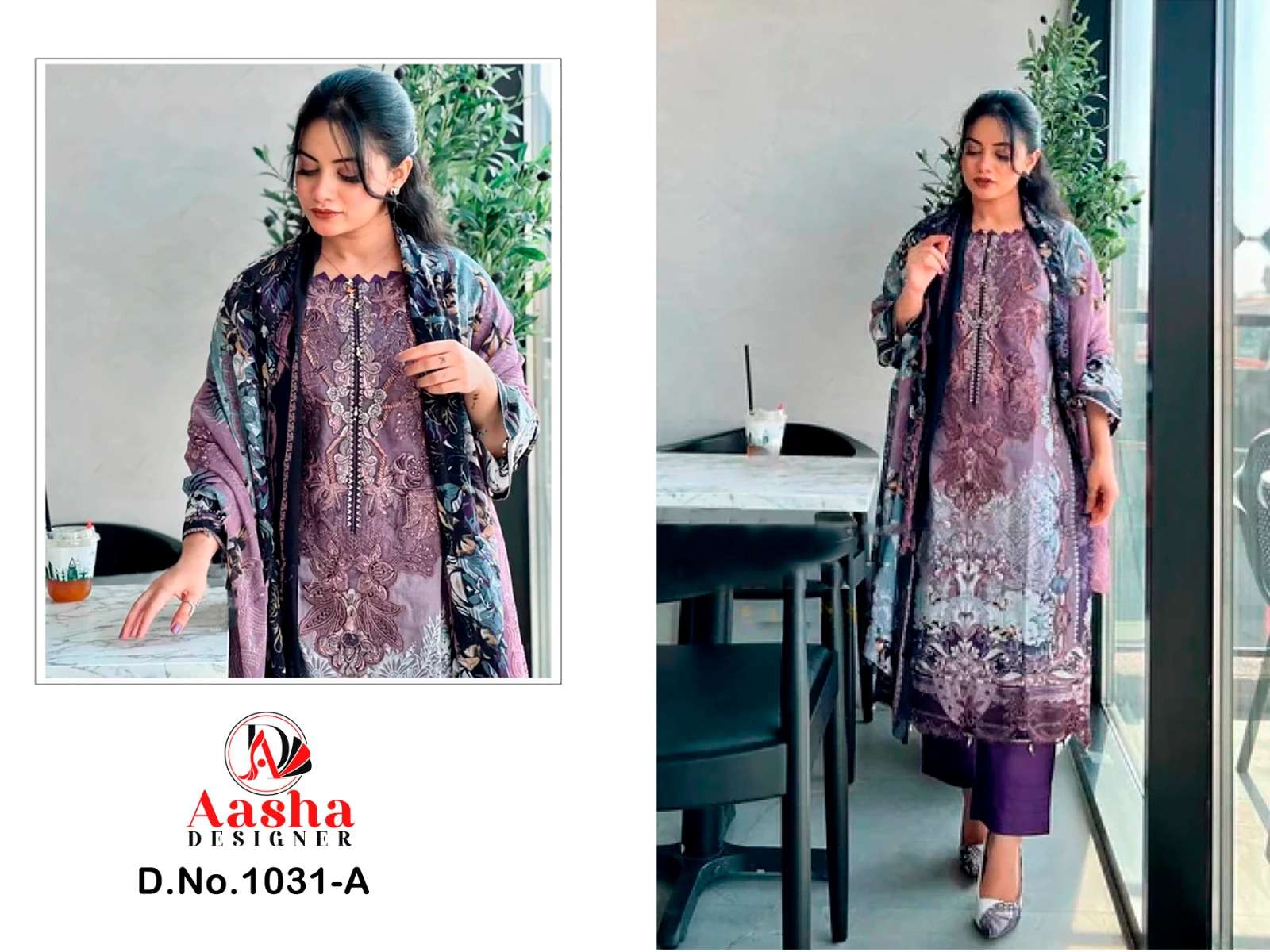 harsha vol-1 aasha designer 1031 colour series latest designer 