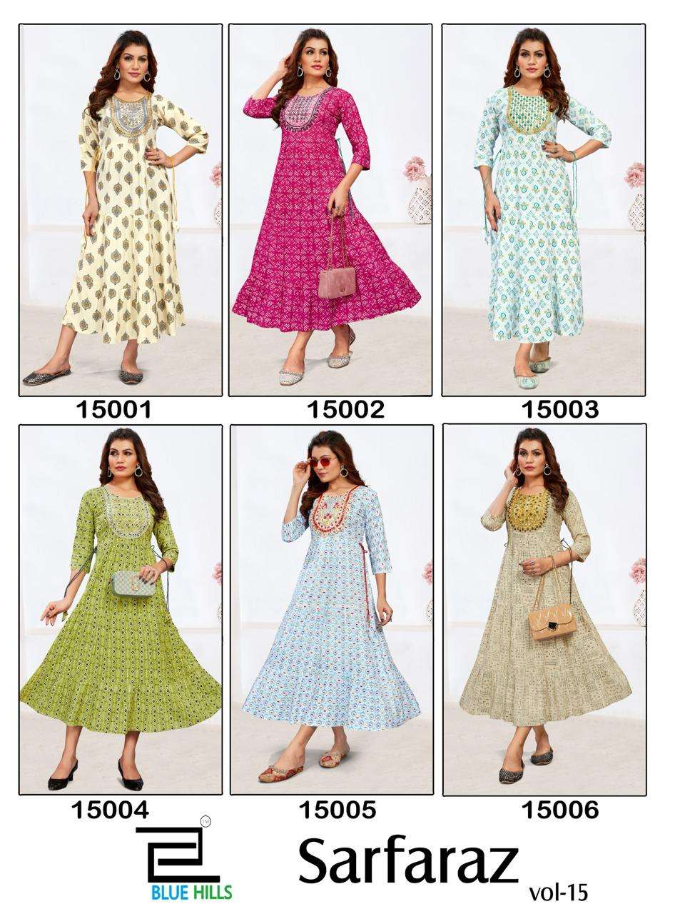 UP TO DATE VOL-15, ANARKALI GOWN CONCEPT WITH RAYON FABRIC AT WHOLESALE  PRICE IN SURAT