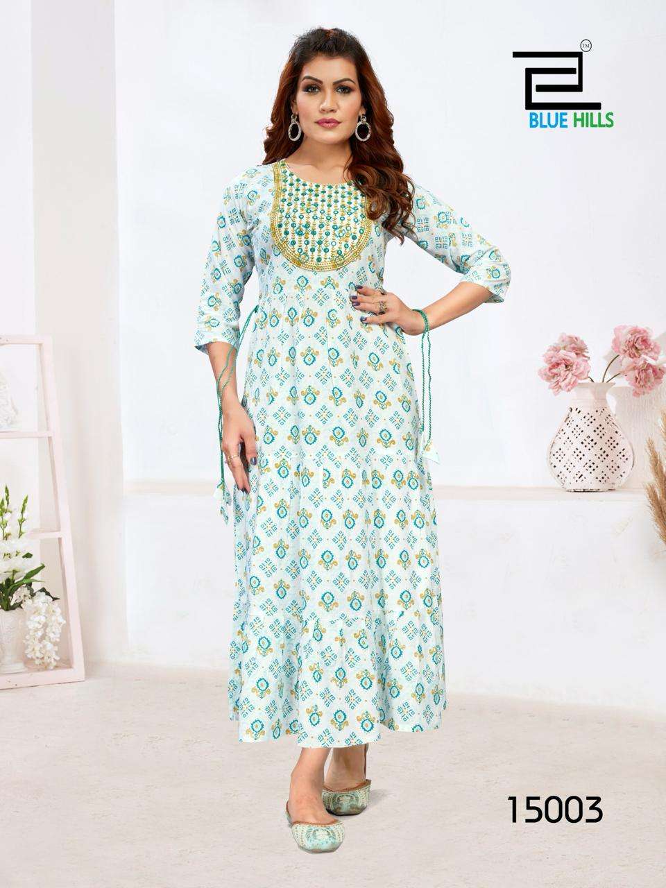 UP TO DATE VOL-15, ANARKALI GOWN CONCEPT WITH RAYON FABRIC AT WHOLESALE  PRICE IN SURAT