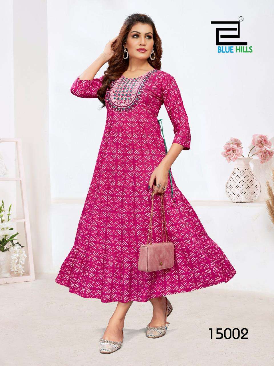 UP TO DATE VOL-15, ANARKALI GOWN CONCEPT WITH RAYON FABRIC AT WHOLESALE  PRICE IN SURAT