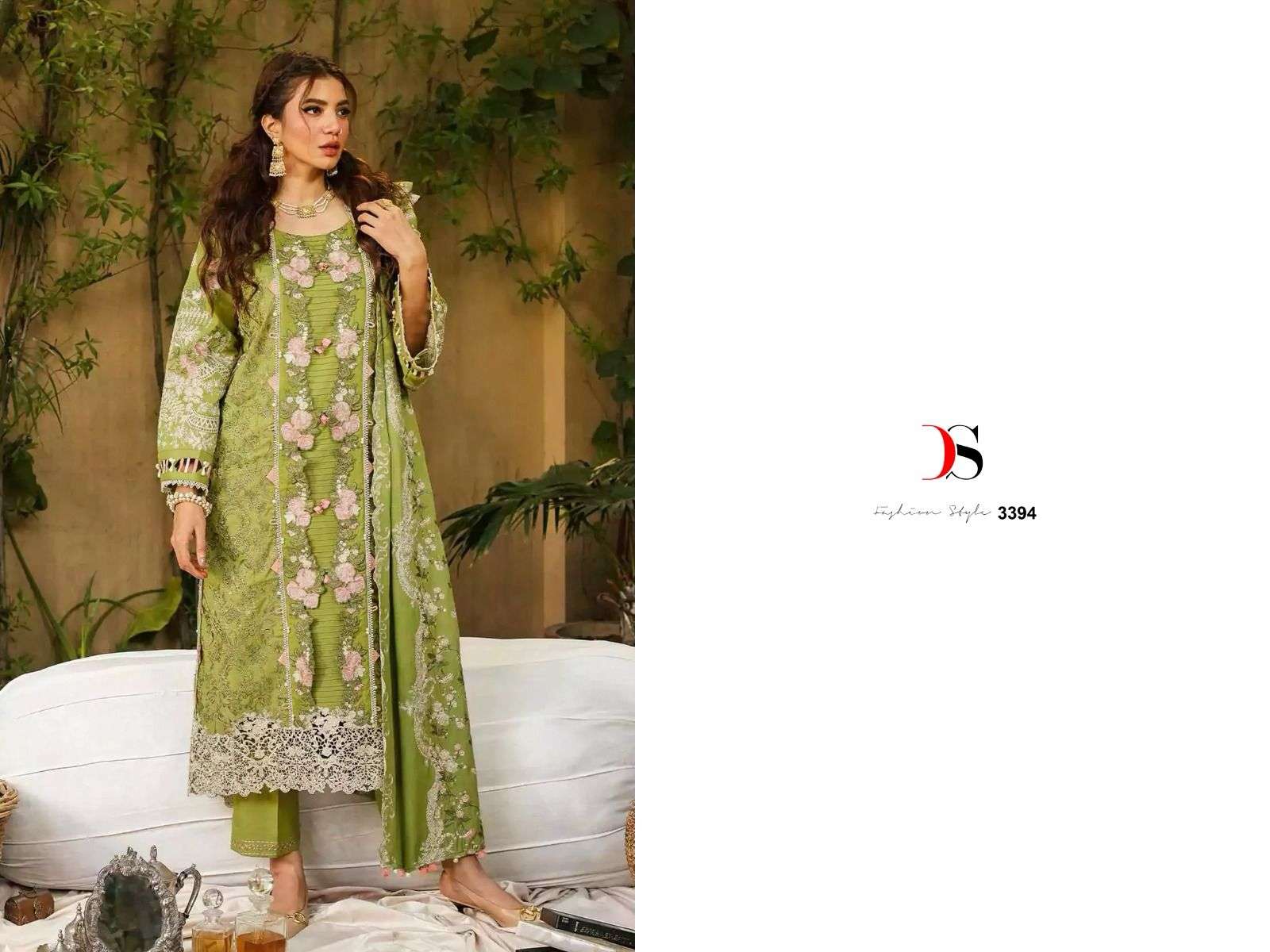 elaf luxury vol-24 deepsy suits 3391-3395 series Designer Pakistani Suit  Wholesaler Surat Gujarat