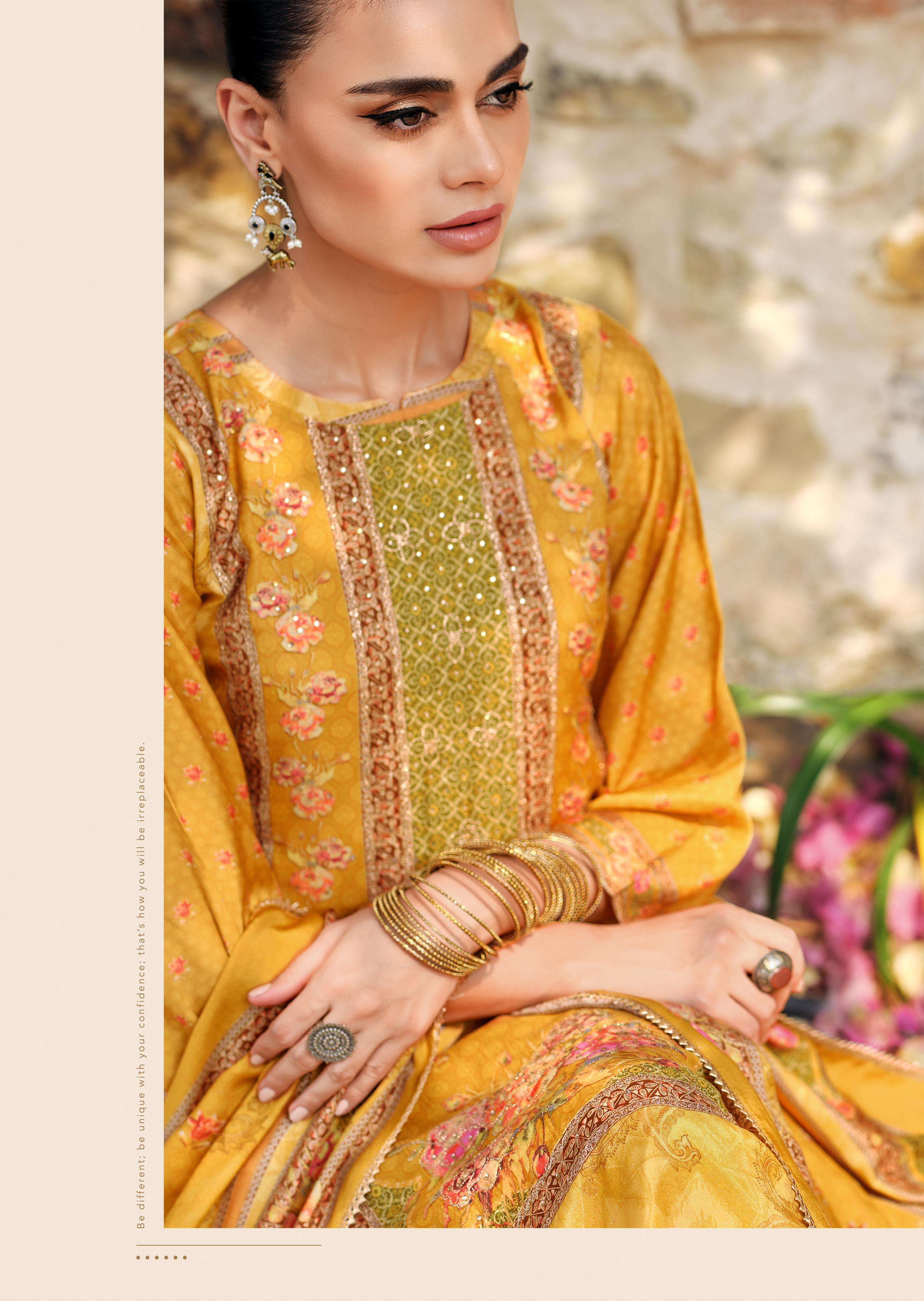 ethnicity 10001-10006 series by gull jee viscose muslin designer dress catalogue wholesaler surat