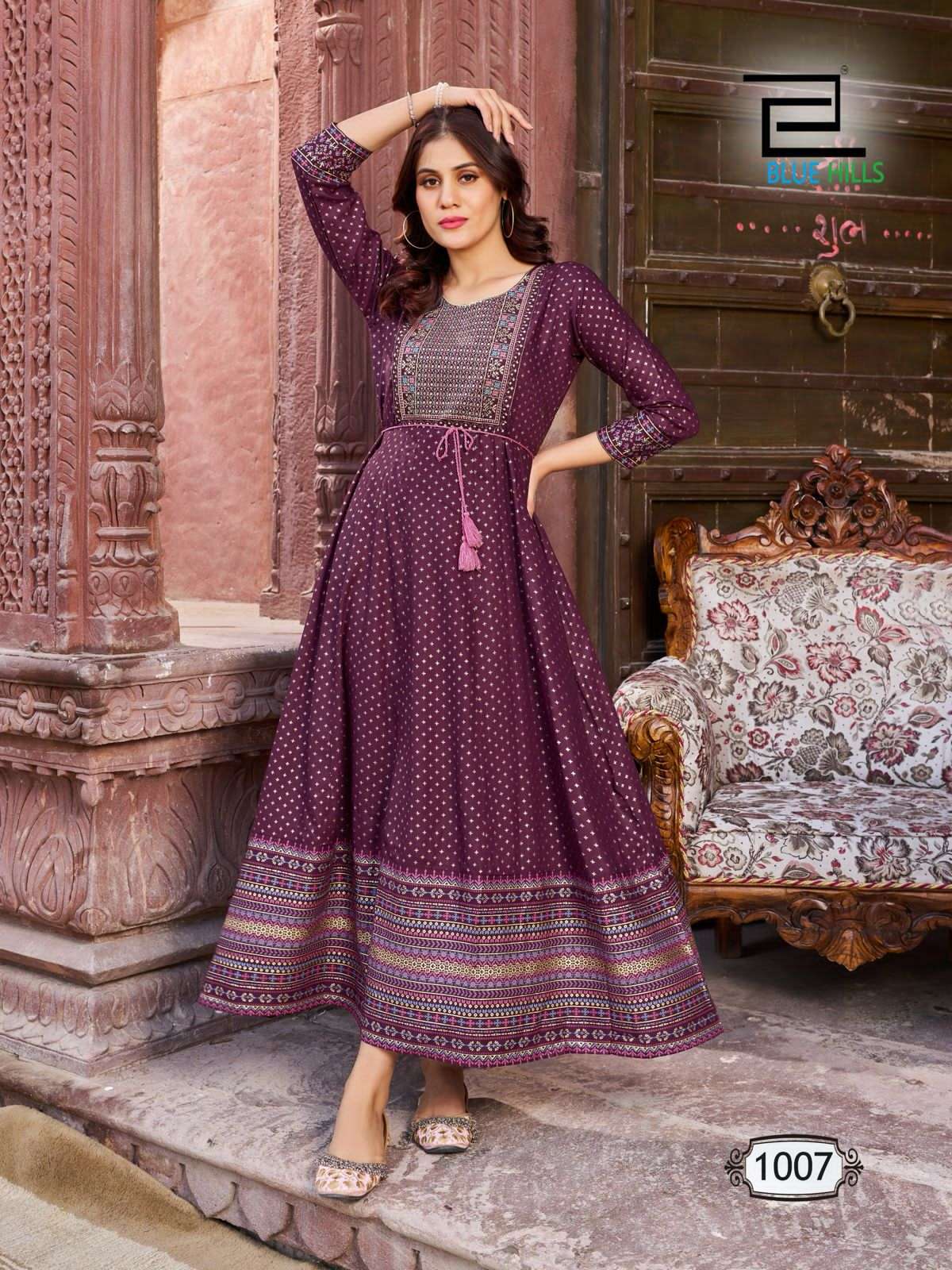 Fancy kurti gown best sale