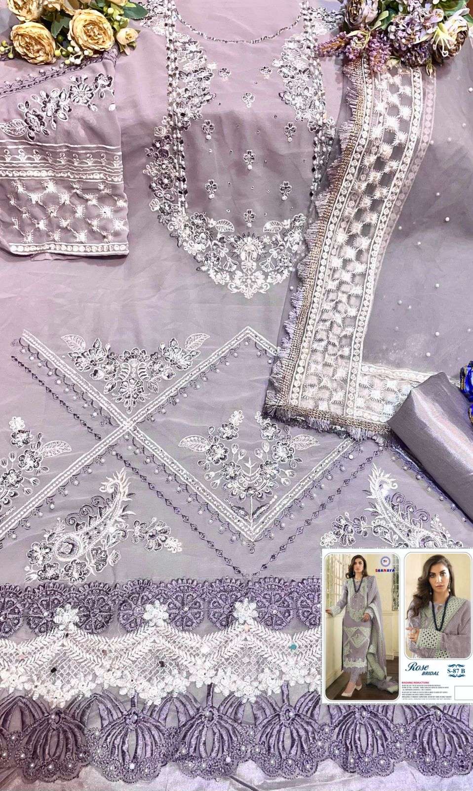 shanaya rose bridel s 87 exclusive party wear pakistani georgette suits online shopping wholesale bazaar surat 