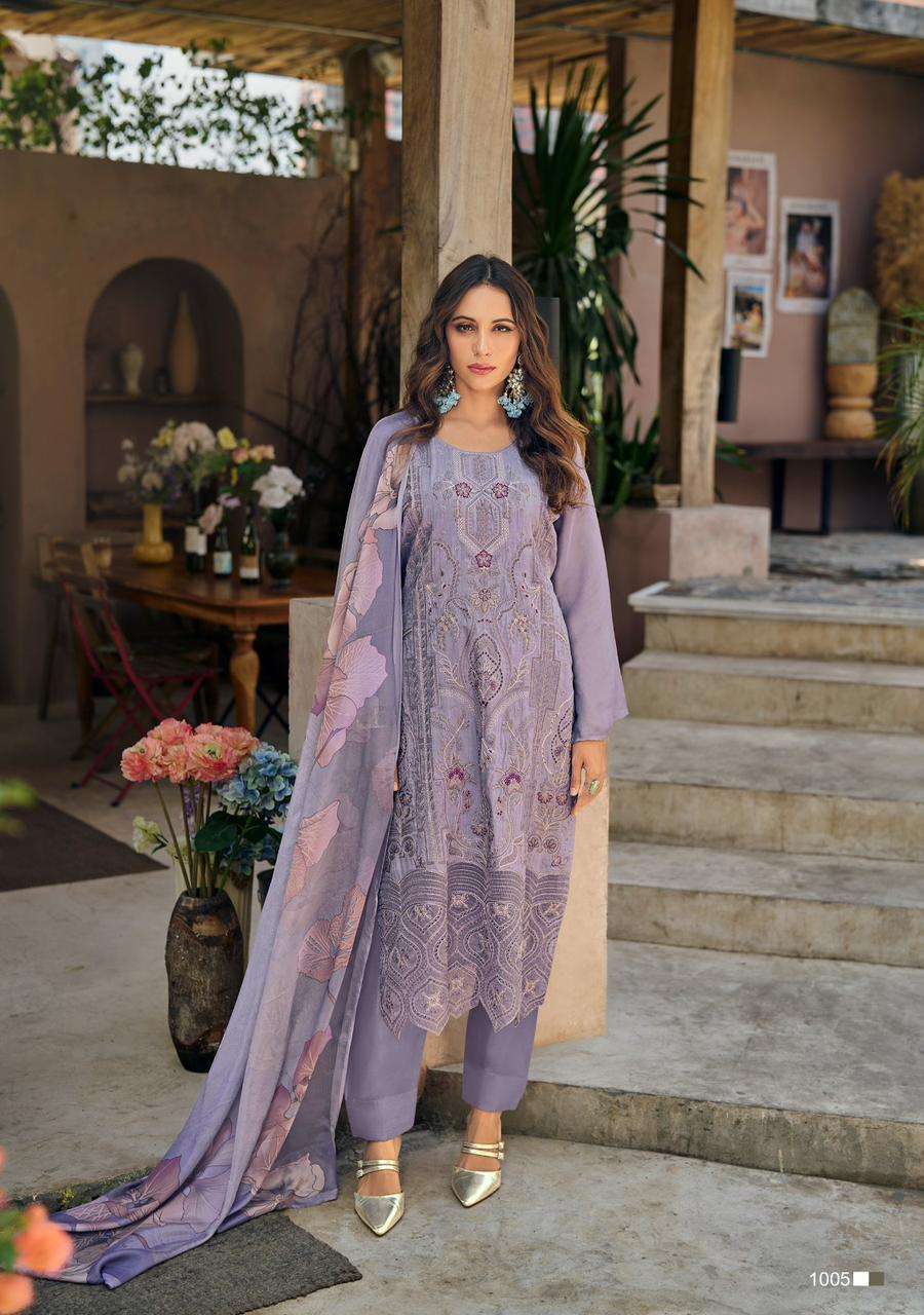 ananta by gull jee 1001-1006 series heavy work designer dress material catalogue collection surat gujrat 