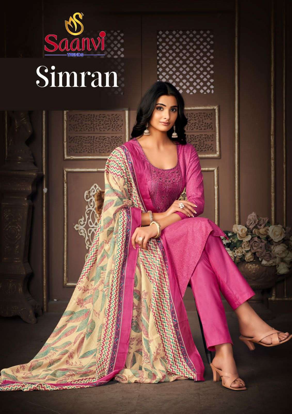 simran by seven threads heavy cotton unstich salwar kameez catalogue manufacturer surat