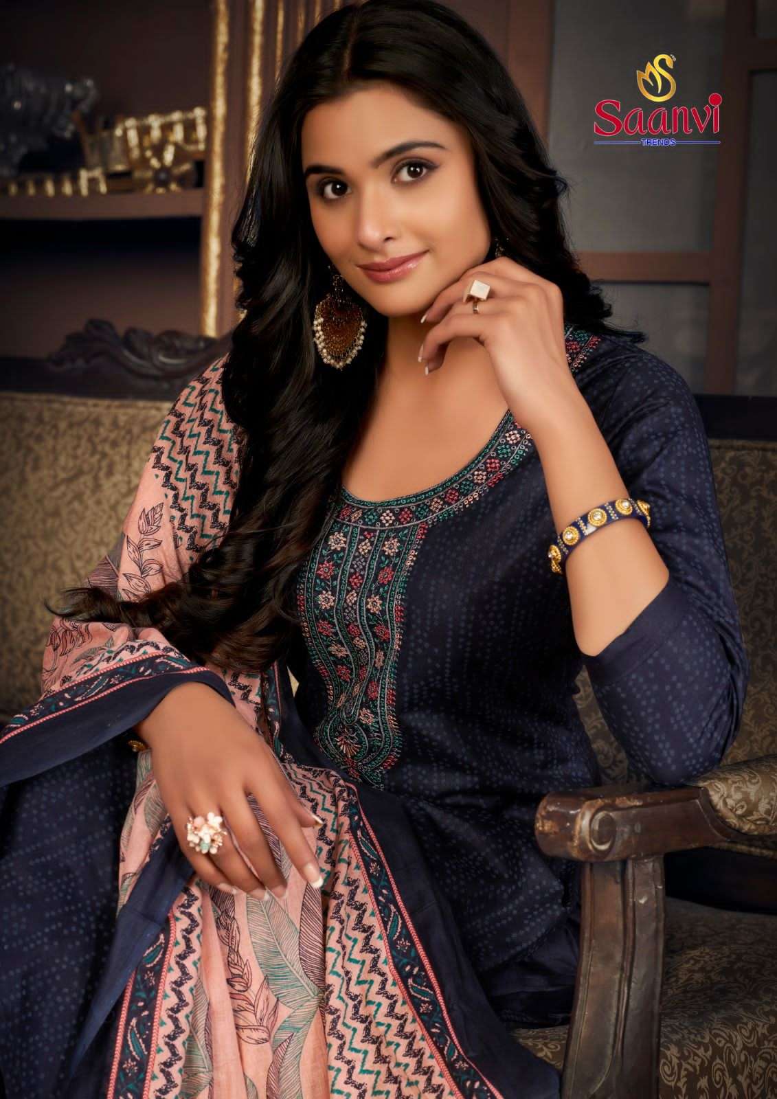 simran by seven threads heavy cotton unstich salwar kameez catalogue manufacturer surat