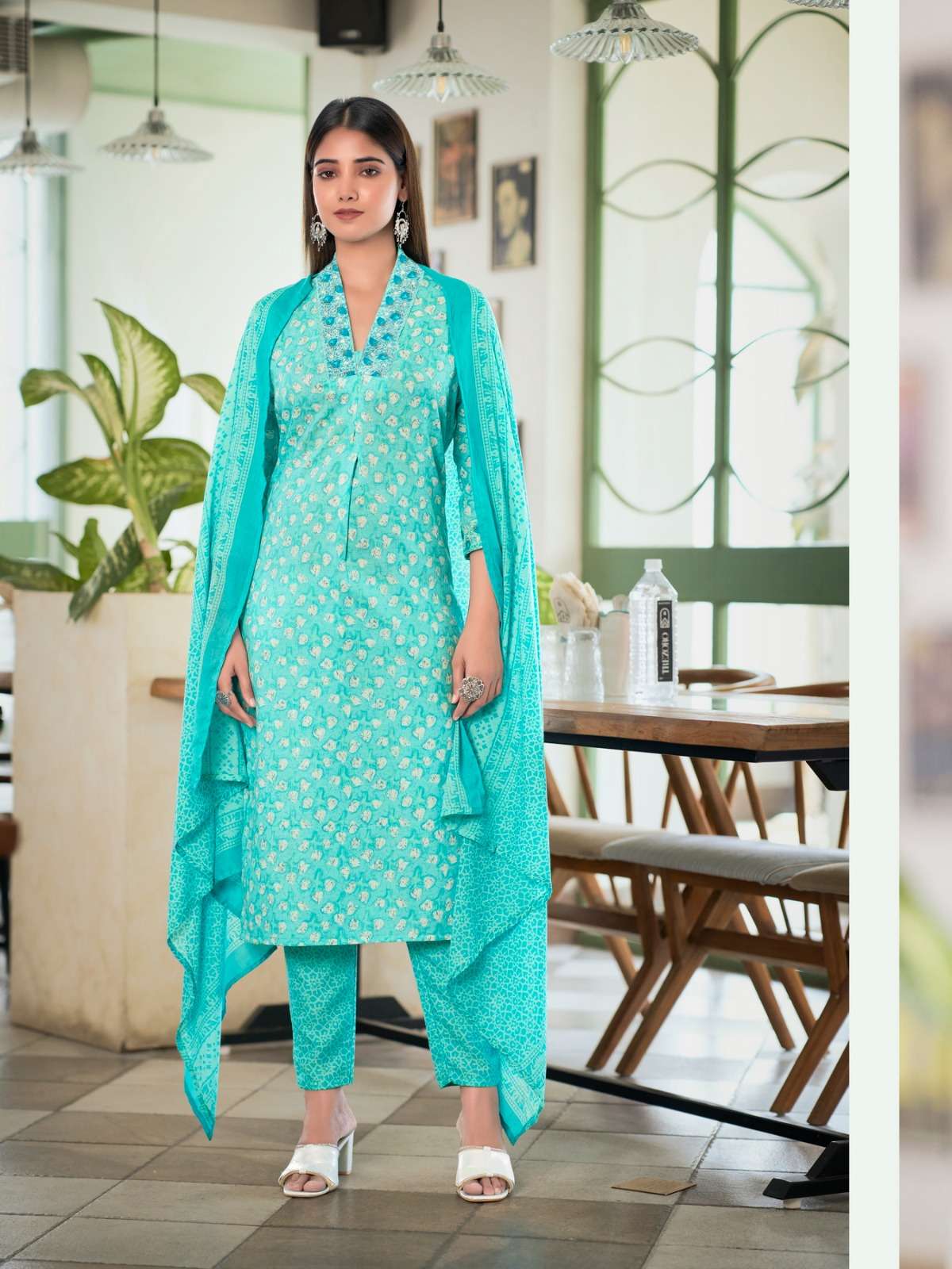 cotton house by parra studio 1001-1006 series pure cotton designer kurtis catalogue manufacturer surat gujarat 