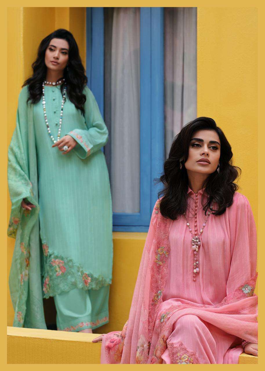 eleganza by varsha fashion digital print with embroidered work dress material catalogue wholesale price surat gujarat
