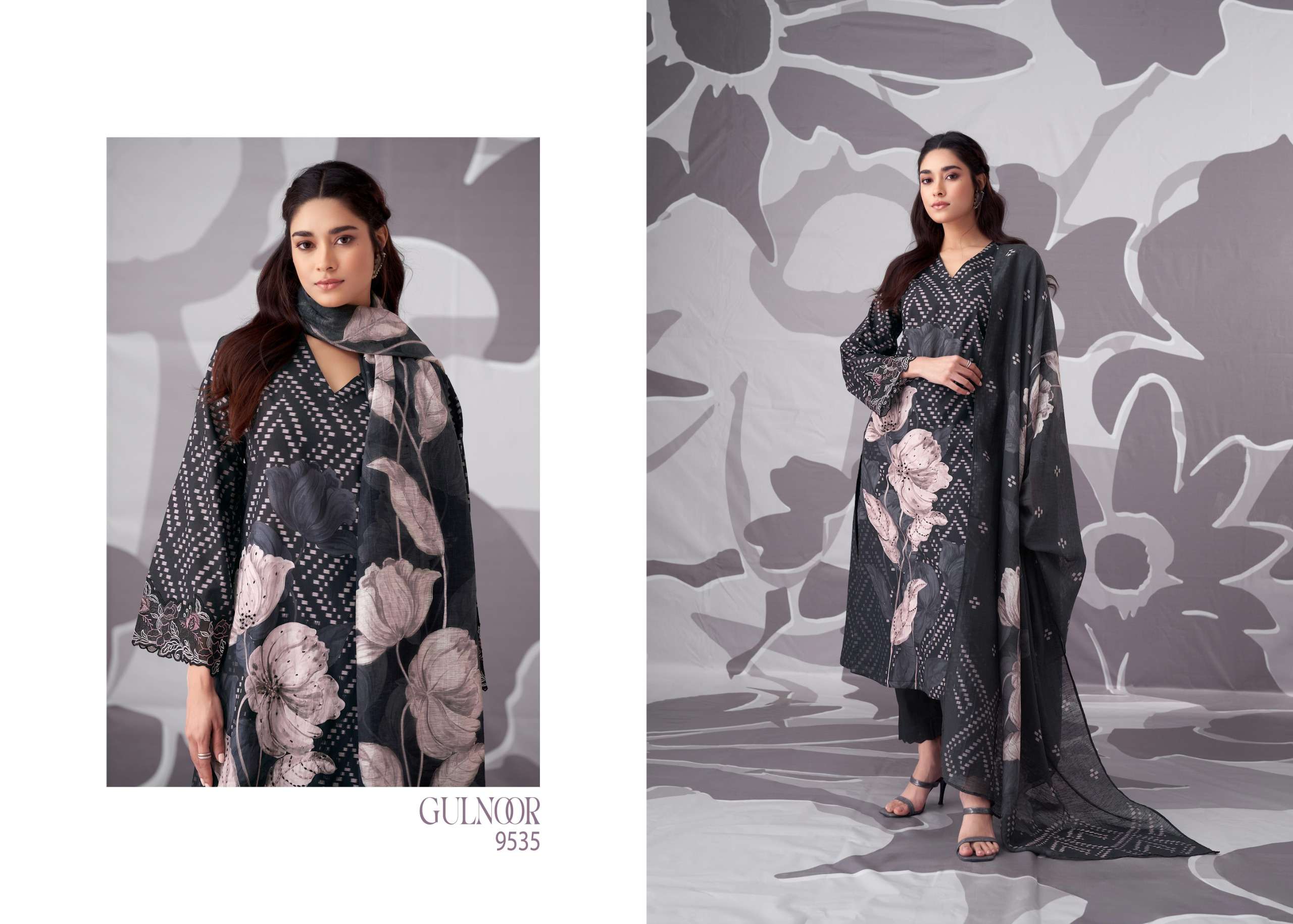 Noor sahiba dress material clearance