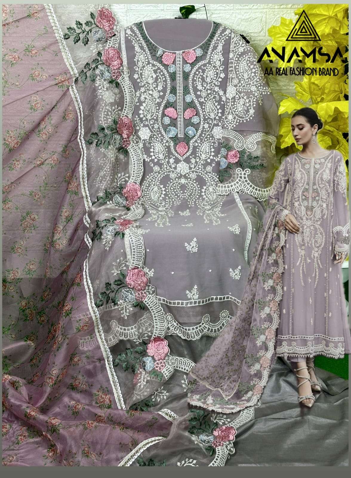 anamsa 240 colours latest designer pakistani salwar suits catalogue online wholesaler surat gujarat 