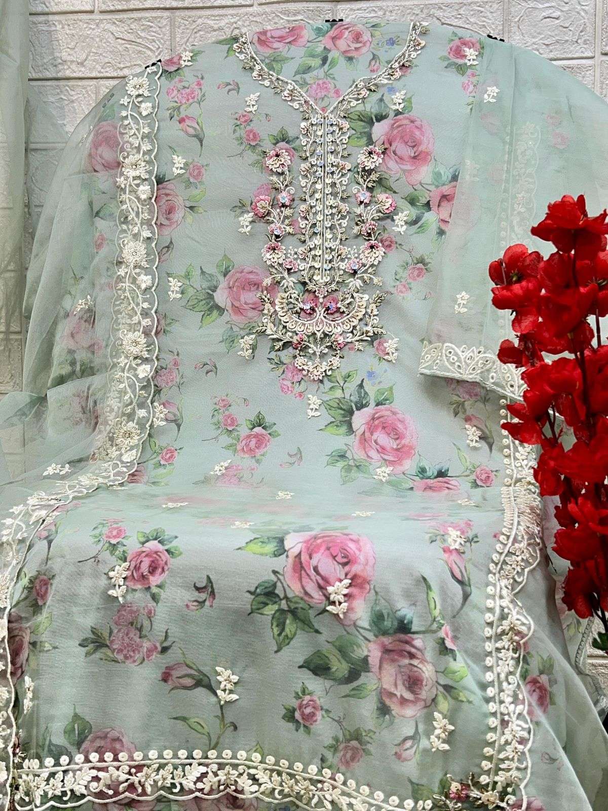 bilqis b-53 a to d heavy embroidered with khatli work designer suits catalogue online dealer surat gujarat 