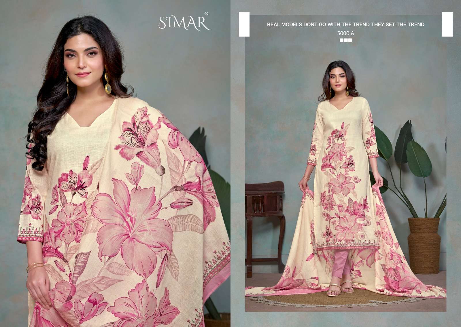didaar by glossy pure linen cotton designer salwar kameez catalogue wholesale surat gujarat