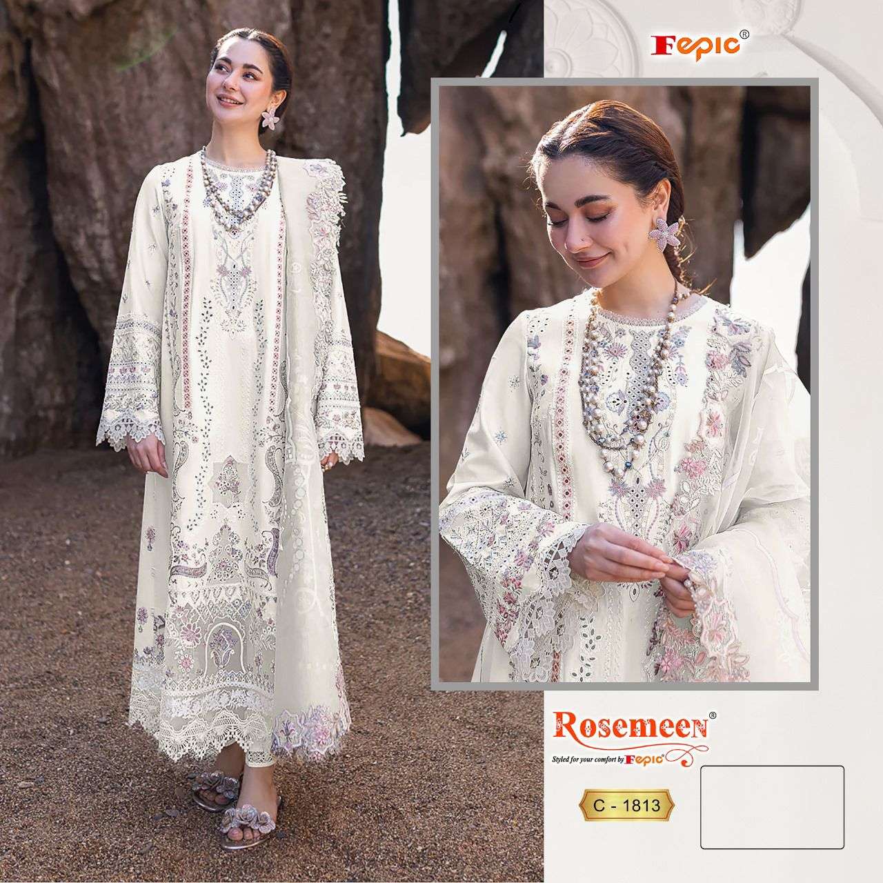 fepic 1813 colours pure cotton suits catalogue online supplier surat gujarat