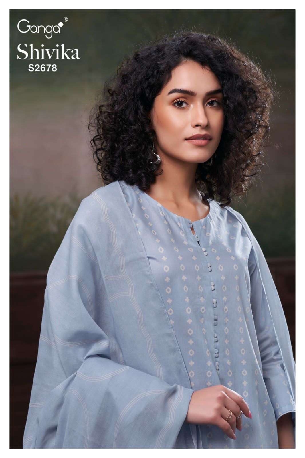 ganga shivika 2678 exclusive party wear cotton summer catalogue at india 