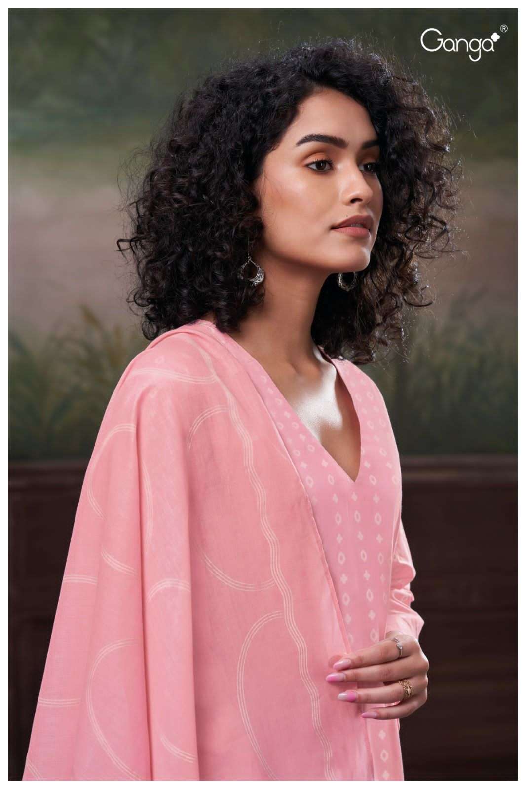 ganga shivika 2678 exclusive party wear cotton summer catalogue at india 