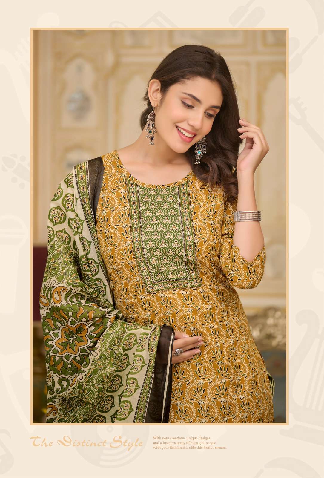 ghazal by rangmaya cotton designer top bottom with dupatta catalogue wholesaler surat gujarat 