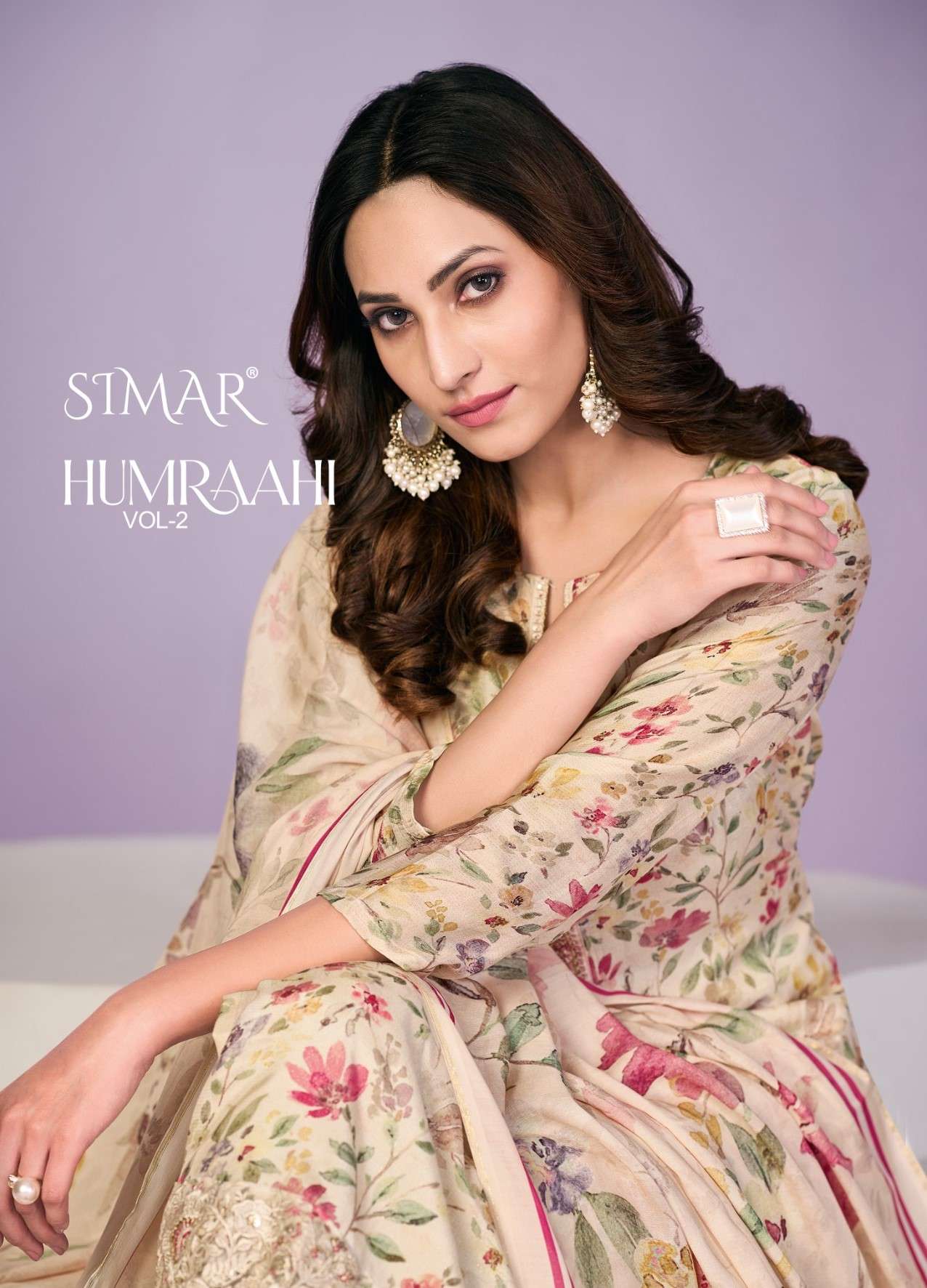 humraahi vol-2 by glossy 1269-1273 series digital print with embroidery salwar suits dress material catalogue surat gujarat 