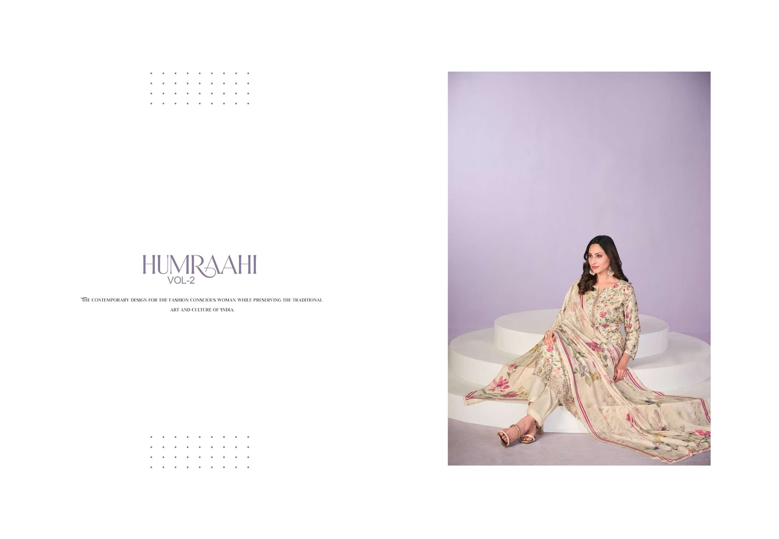 humraahi vol-2 by glossy 1269-1273 series digital print with embroidery salwar suits dress material catalogue surat gujarat 