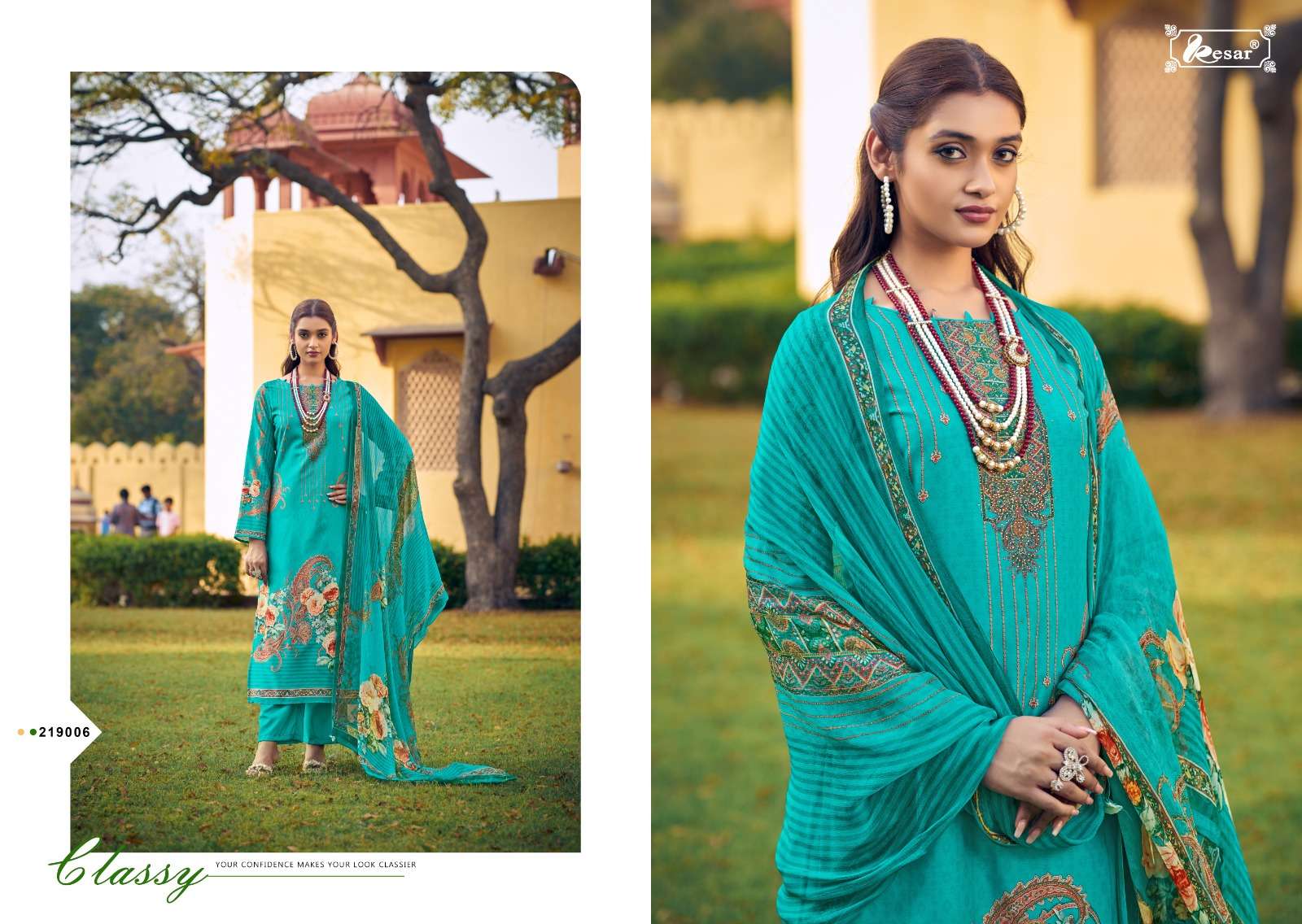 kesar sabina 10001-10006 series unstich designer material catalogue wholesale price surat gujarat