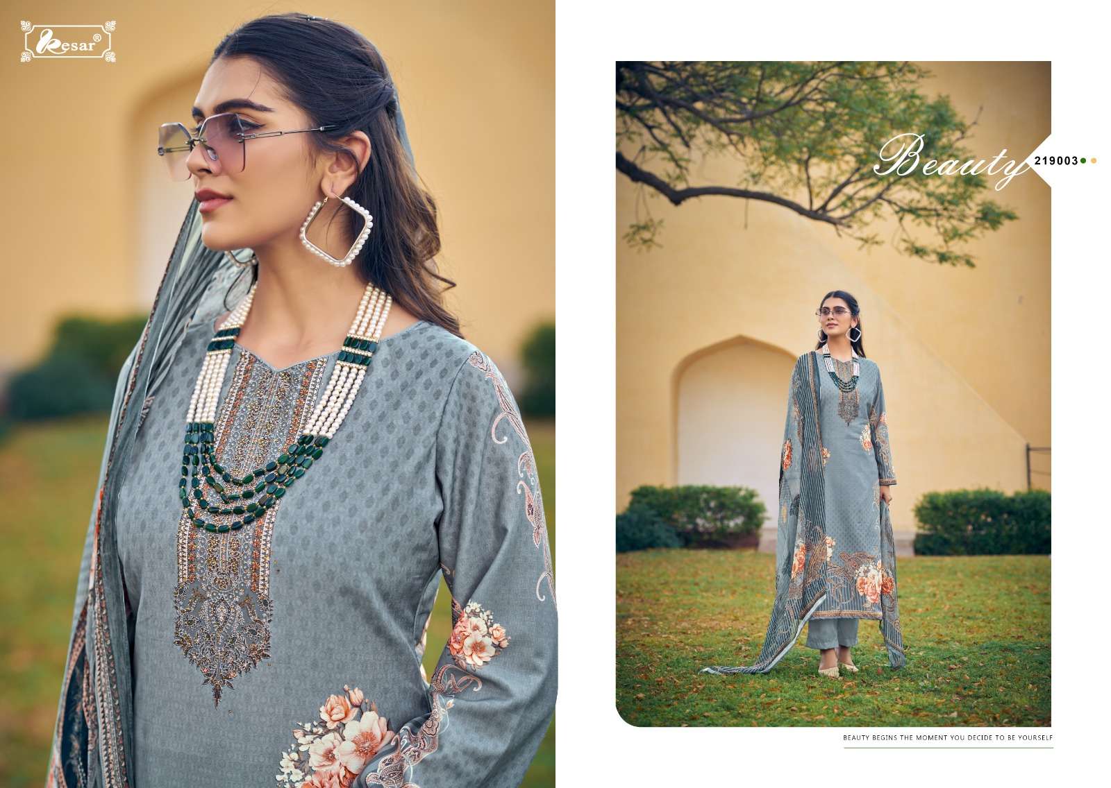 kesar sabina 10001-10006 series unstich designer material catalogue wholesale price surat gujarat