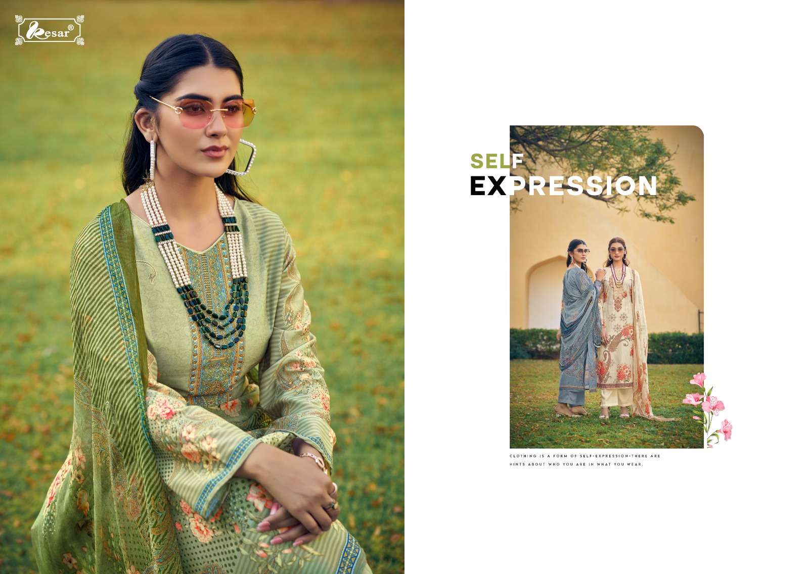 kesar sabina 10001-10006 series unstich designer material catalogue wholesale price surat gujarat
