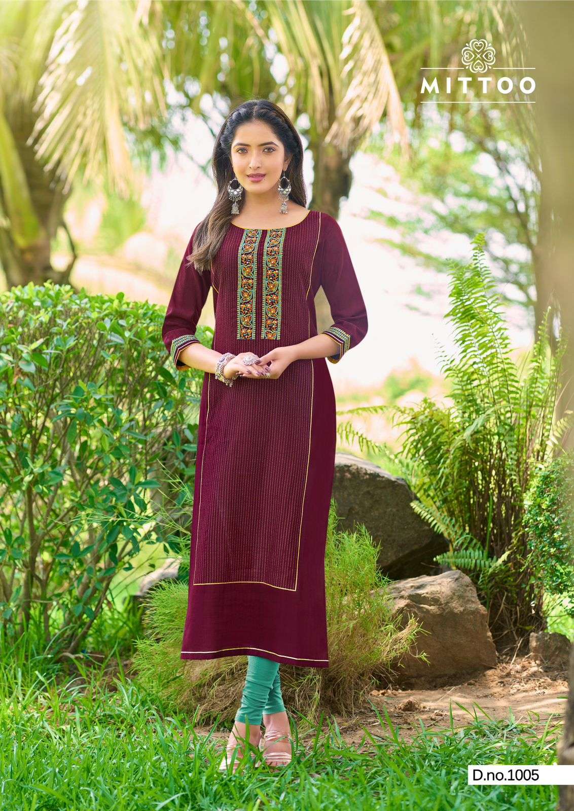 mahika by mittoo 1001 1006 series decent look designer kurtis catalogue online supplier surat gujarat