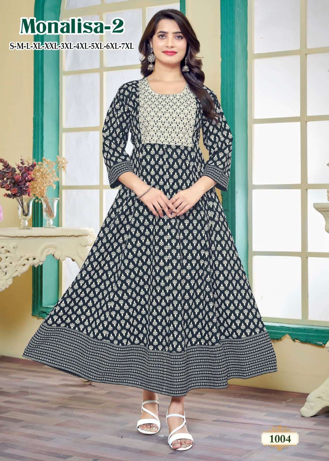 monalisa vol-2 by pratham fashion rayon designer kurtis catalogue wholesale price surat gujarat 