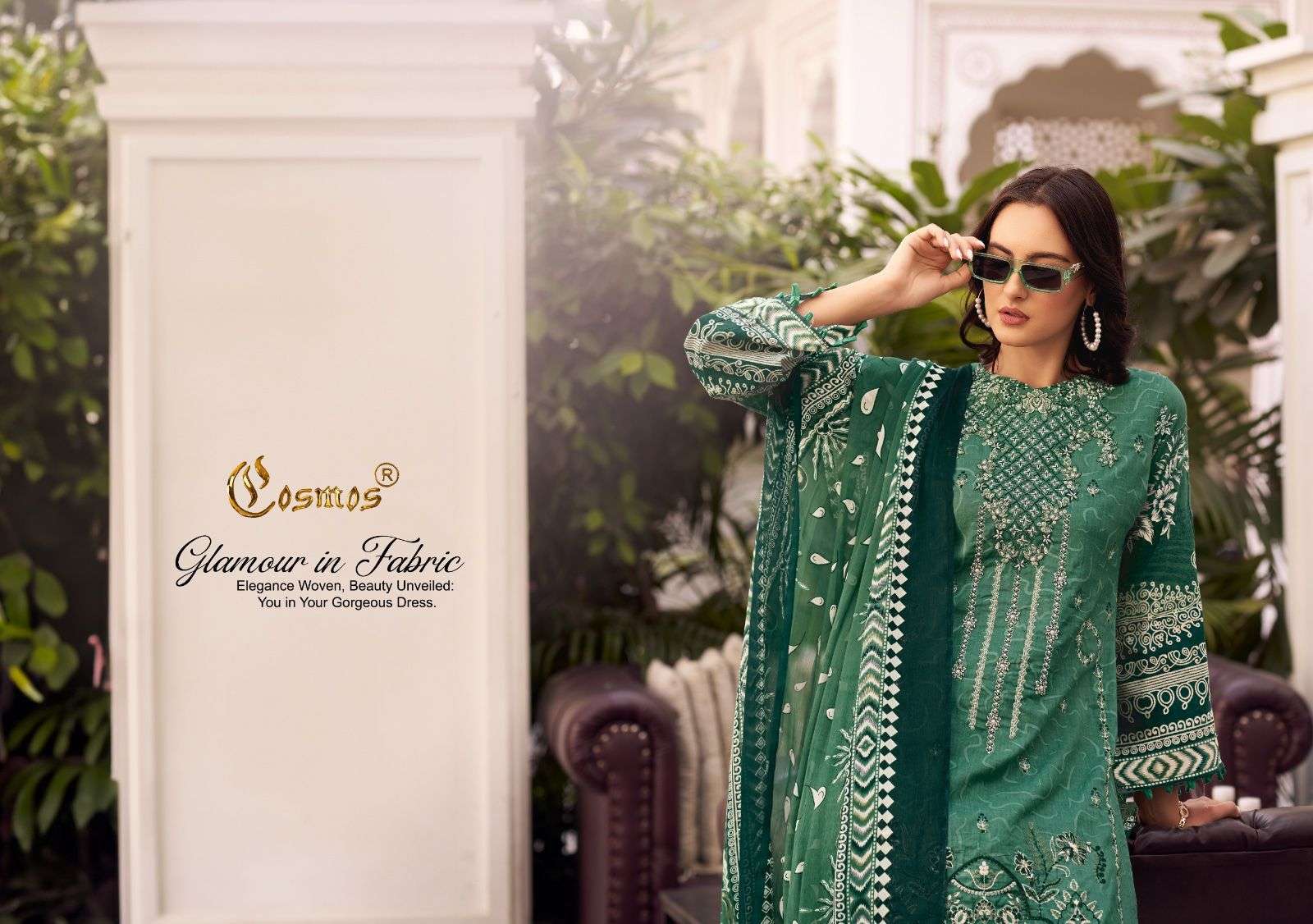noor premium embroidered by cosmos 1001-1010 series pakisatni salwar kameez catalogue manufacturer surat gujarat 