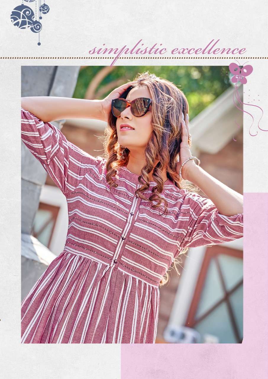 noorie by matru chhaya 1001-1006 series fancy look designer ghera style kurtis catalogue manufacturer surat gujarat 