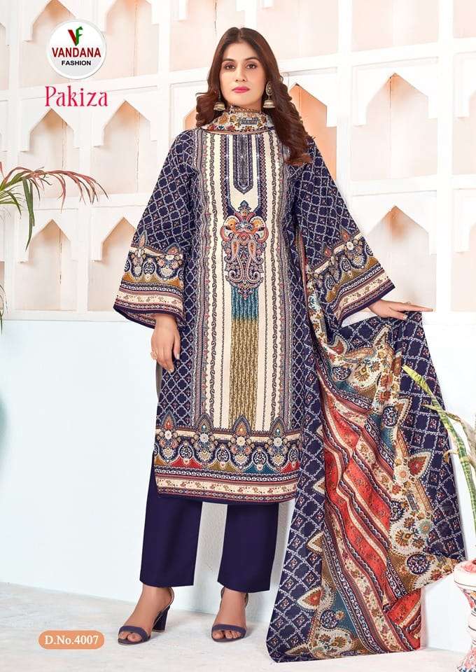 pakiza vol-4 by vandana fashion 4001-4010 series trendy designer pakistani salwar kameez catalogue wholesale market surat gujarat 