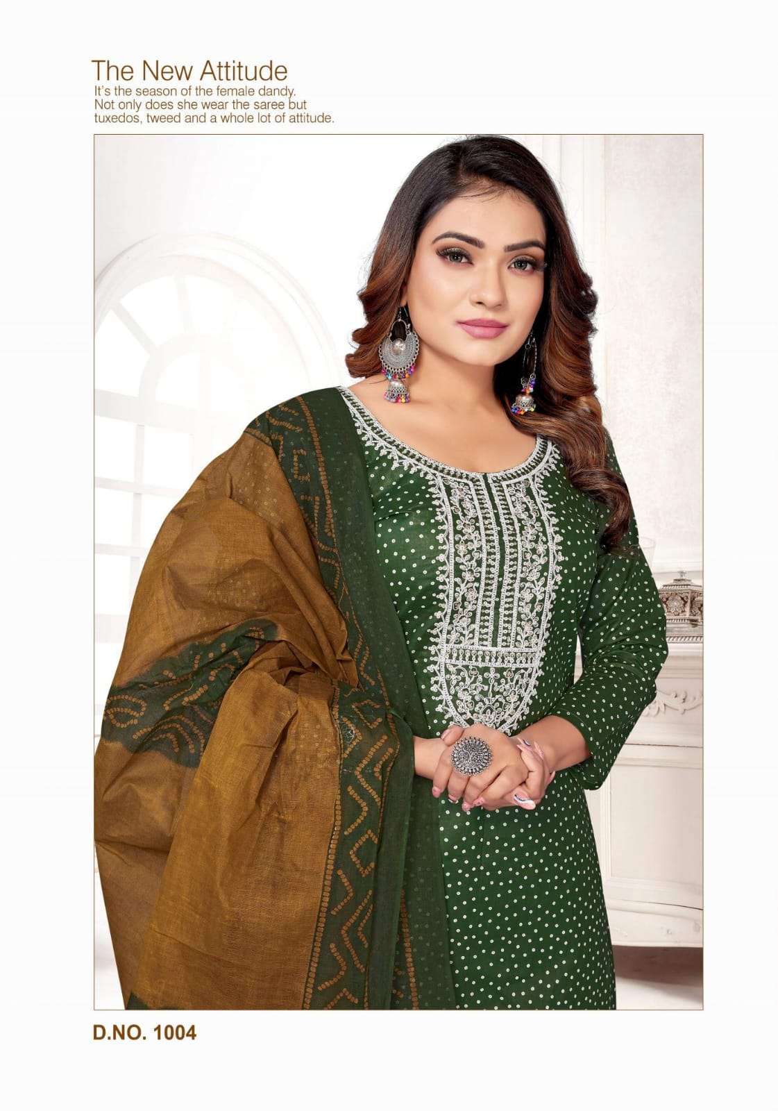 rangoli vol-1 by tara textile 1001-1008 series indian designer cotton suits catalogue manufacturer surat gujarat 