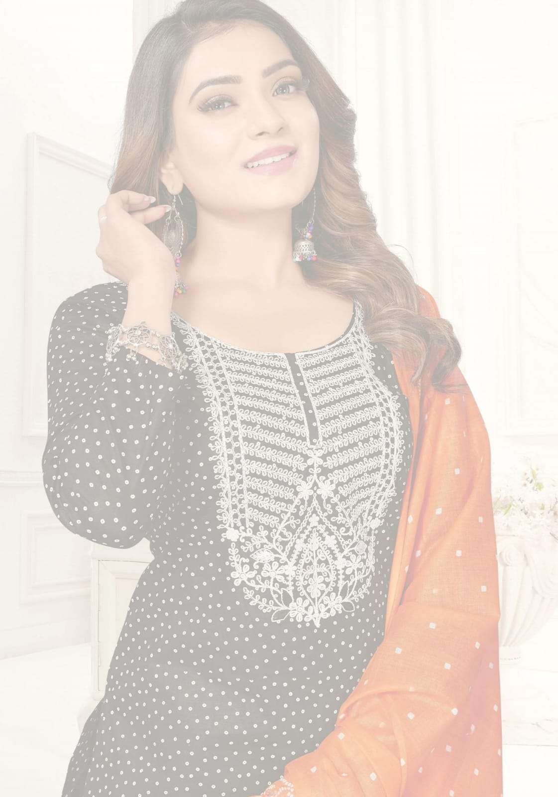 rangoli vol-1 by tara textile 1001-1008 series indian designer cotton suits catalogue manufacturer surat gujarat 