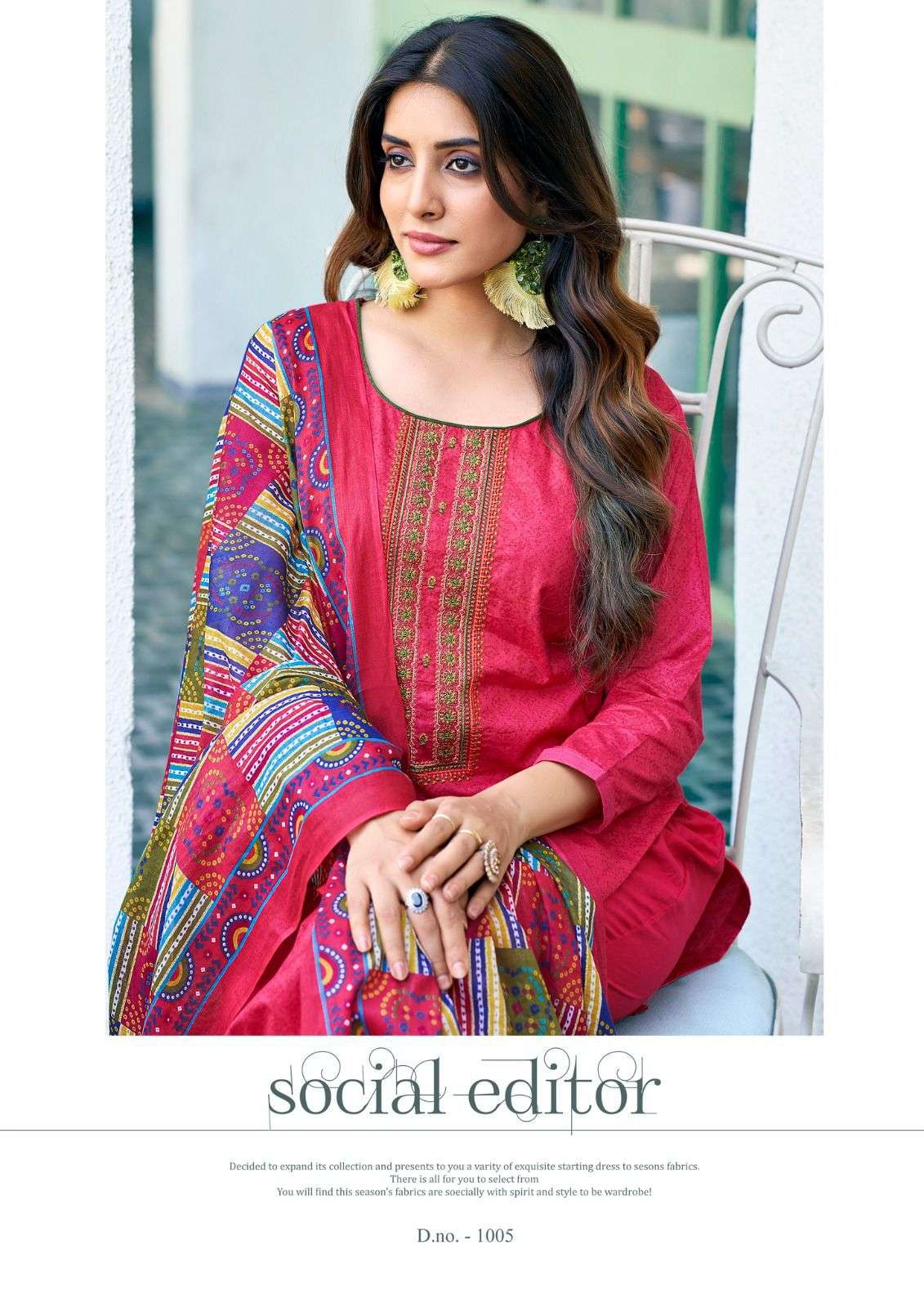 romani by saanvi trends 1001-1008 series heavy cotton designer salwar kameez catalogue surat gujarat 