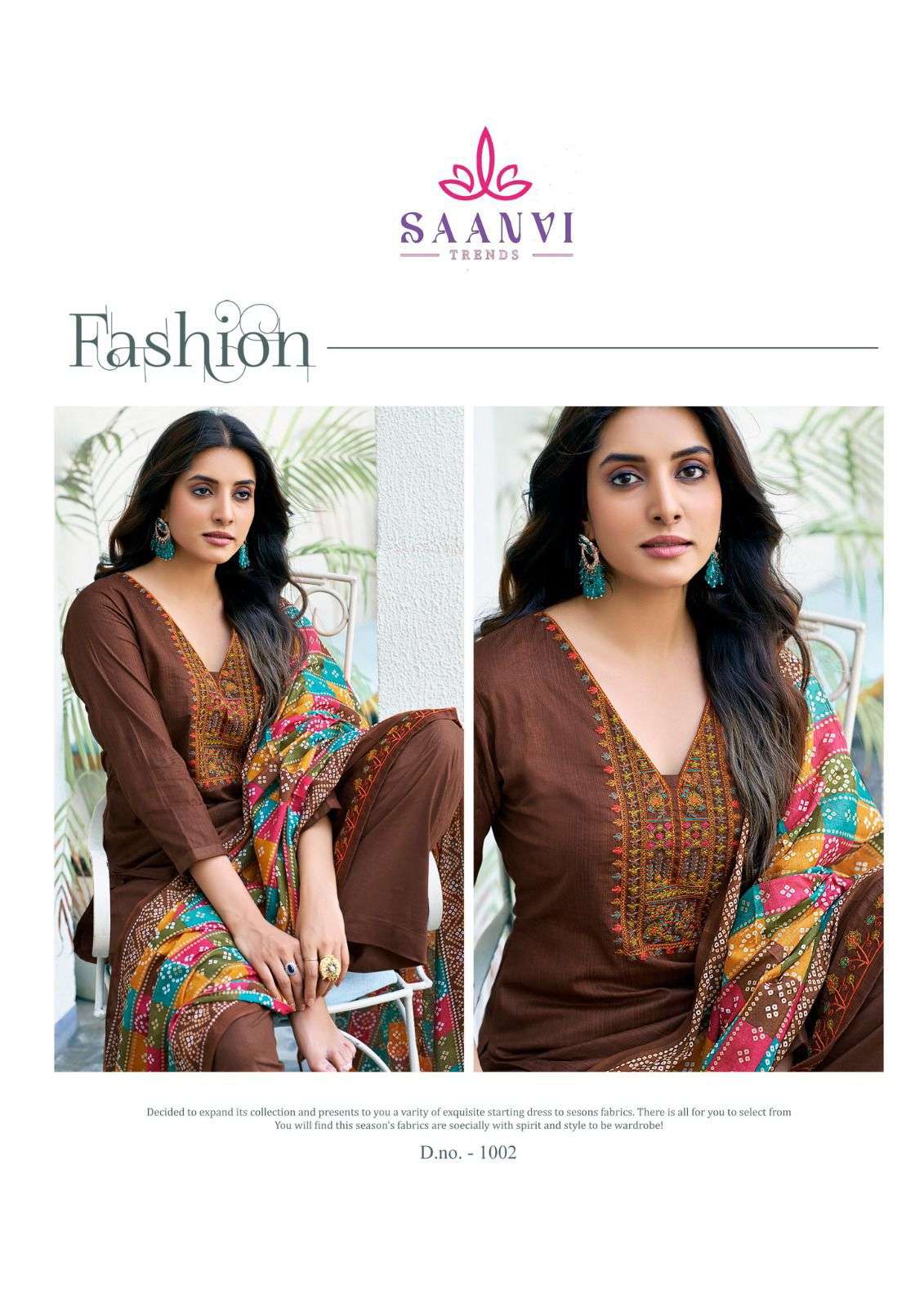 romani by saanvi trends 1001-1008 series heavy cotton designer salwar kameez catalogue surat gujarat 