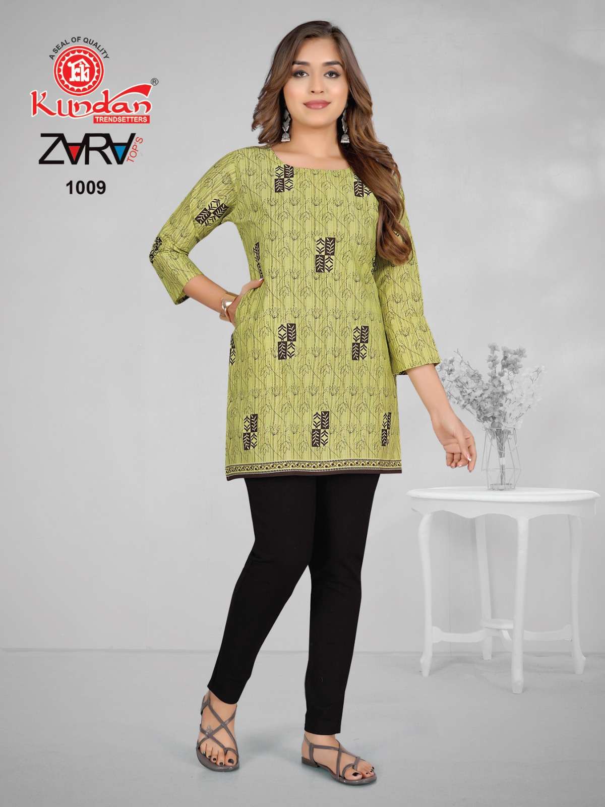 zara by kundan daily wear designer short tops catalogue online supplier surat gujarat 