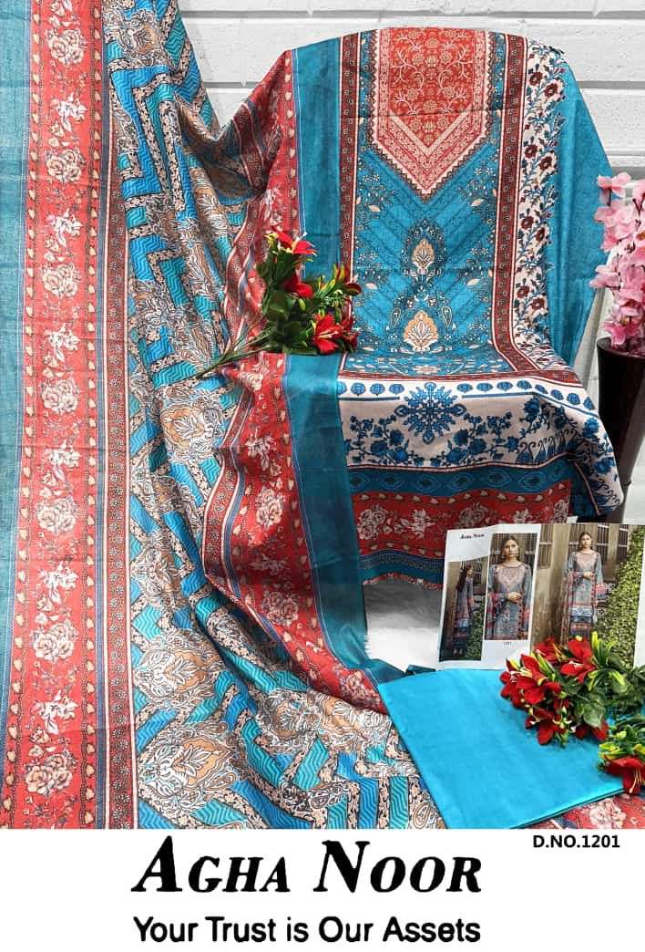 agha noor vol-12 by agha noor 1201-1206 series unstich designer pakistani suits catalogue dealer surat gujarat