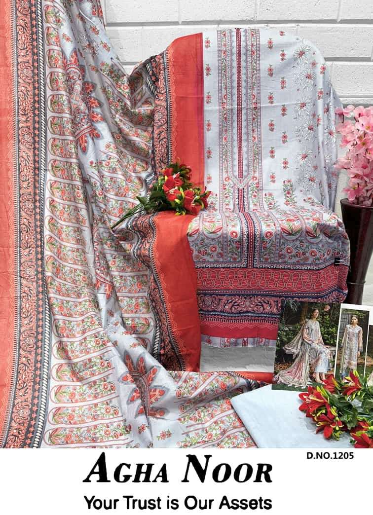 agha noor vol-12 by agha noor 1201-1206 series unstich designer pakistani suits catalogue dealer surat gujarat