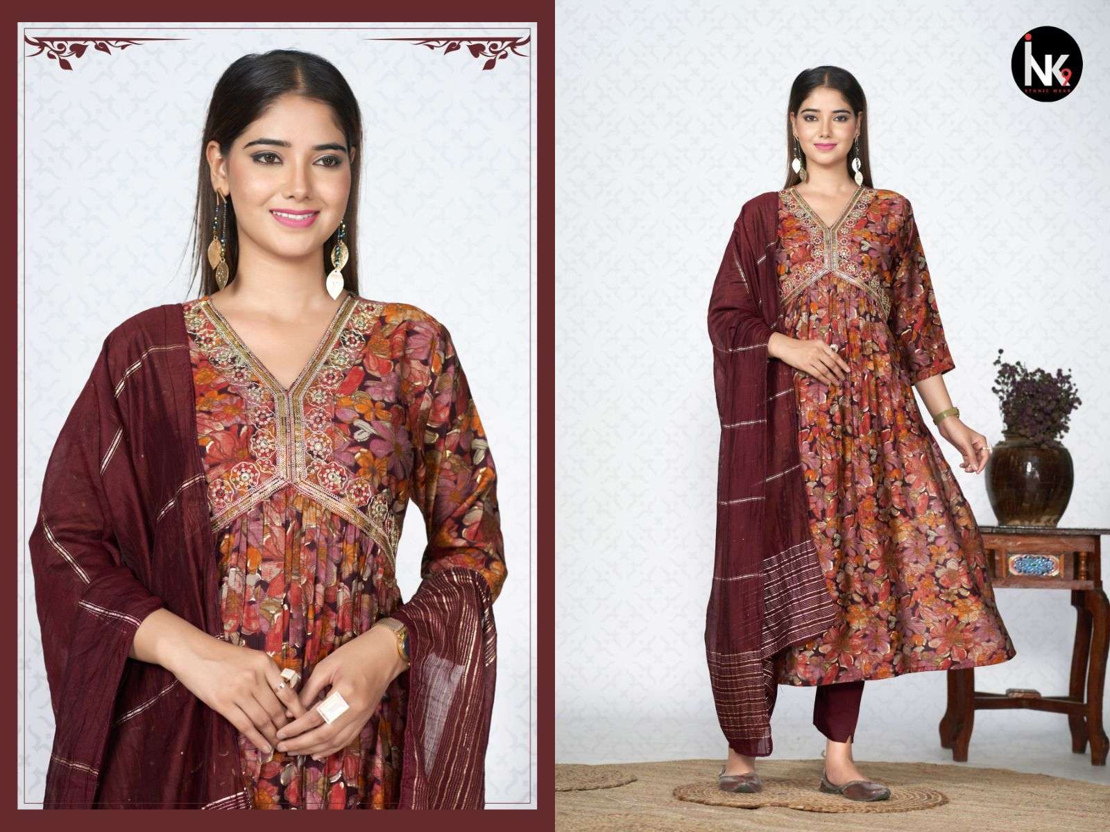 alia stories vol-4 by ink 9 trendy designer kurtis catalogue wholesale rate surat gujarat 