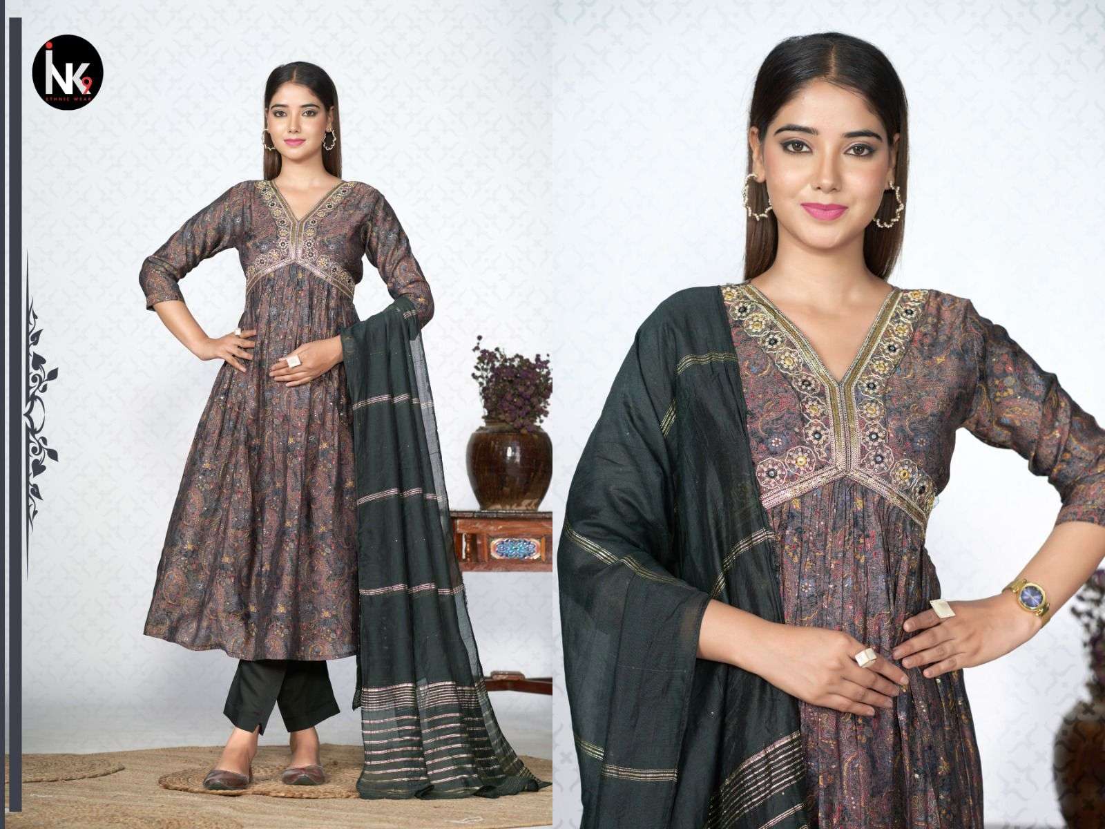 alia stories vol-4 by ink 9 trendy designer kurtis catalogue wholesale rate surat gujarat 