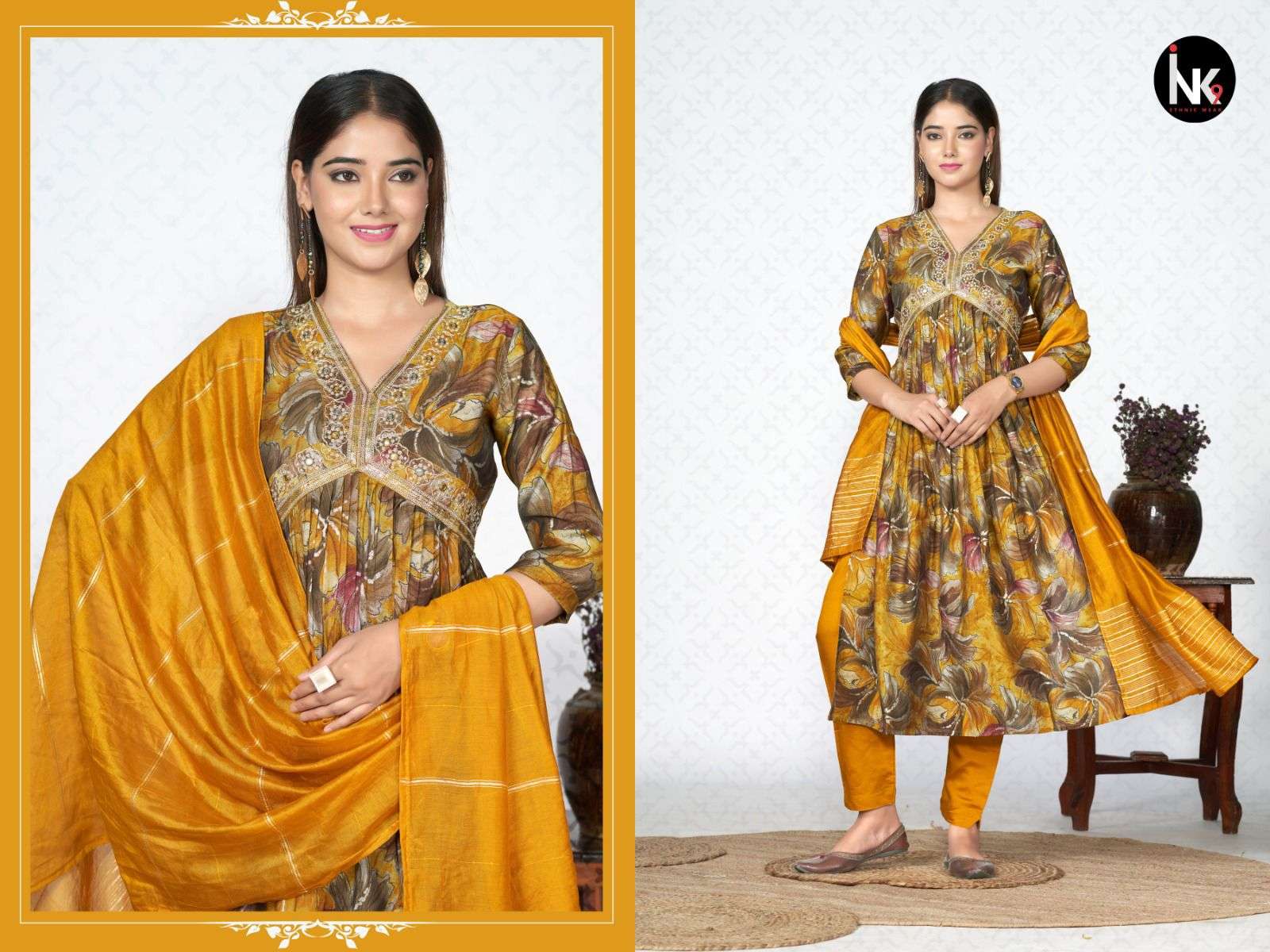 alia stories vol-4 by ink 9 trendy designer kurtis catalogue wholesale rate surat gujarat 