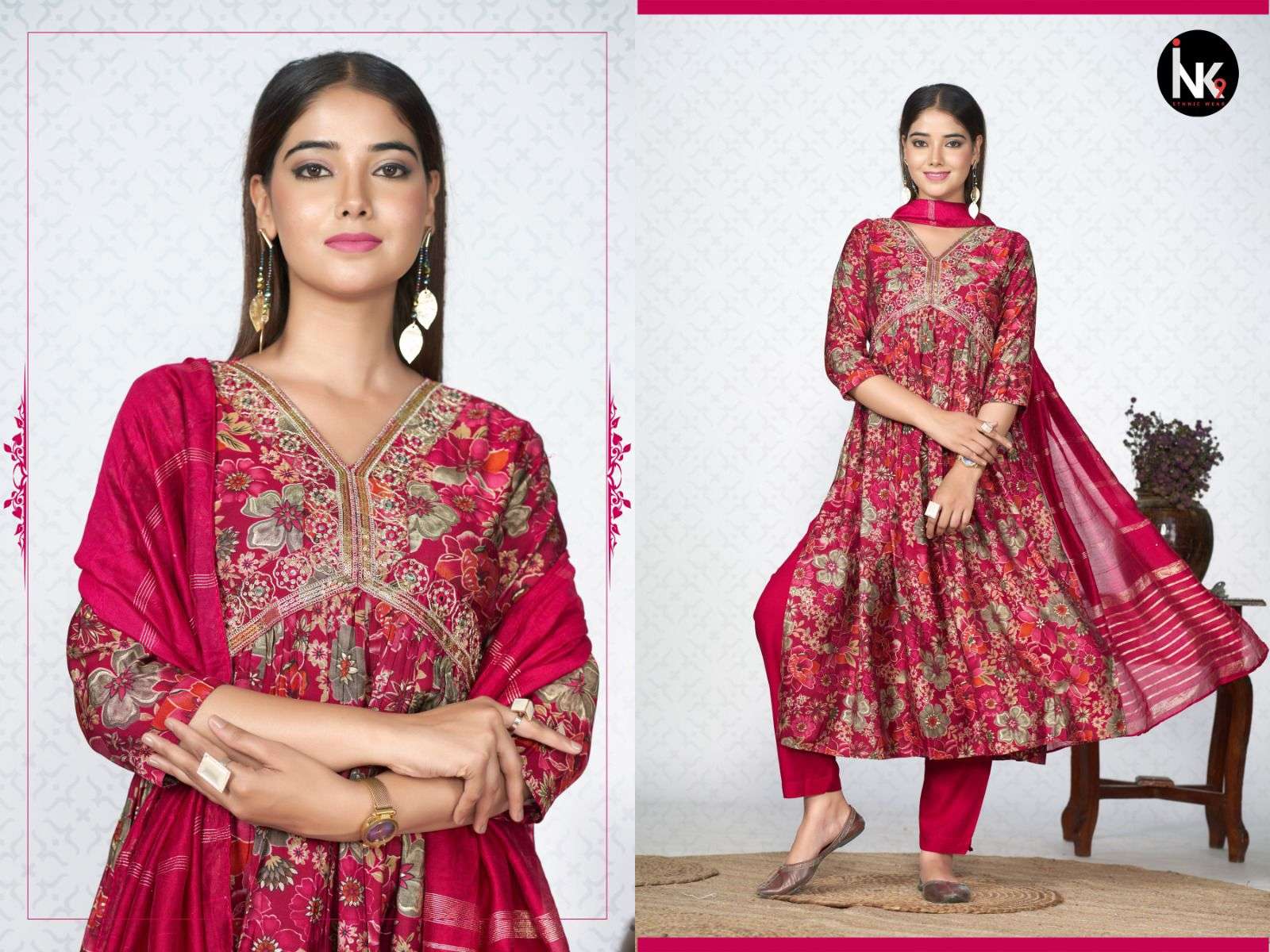 alia stories vol-4 by ink 9 trendy designer kurtis catalogue wholesale rate surat gujarat 