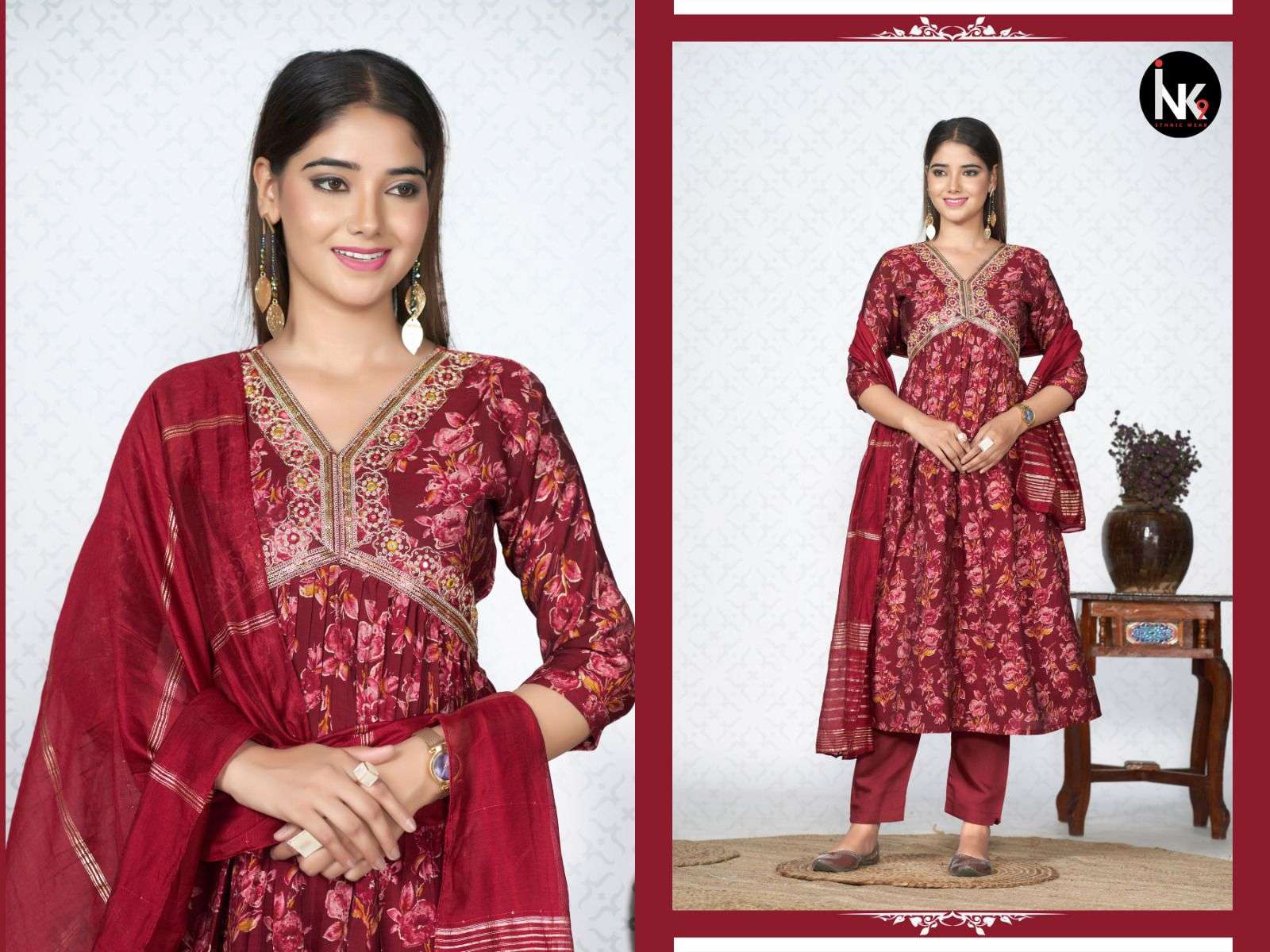 alia stories vol-4 by ink 9 trendy designer kurtis catalogue wholesale rate surat gujarat 