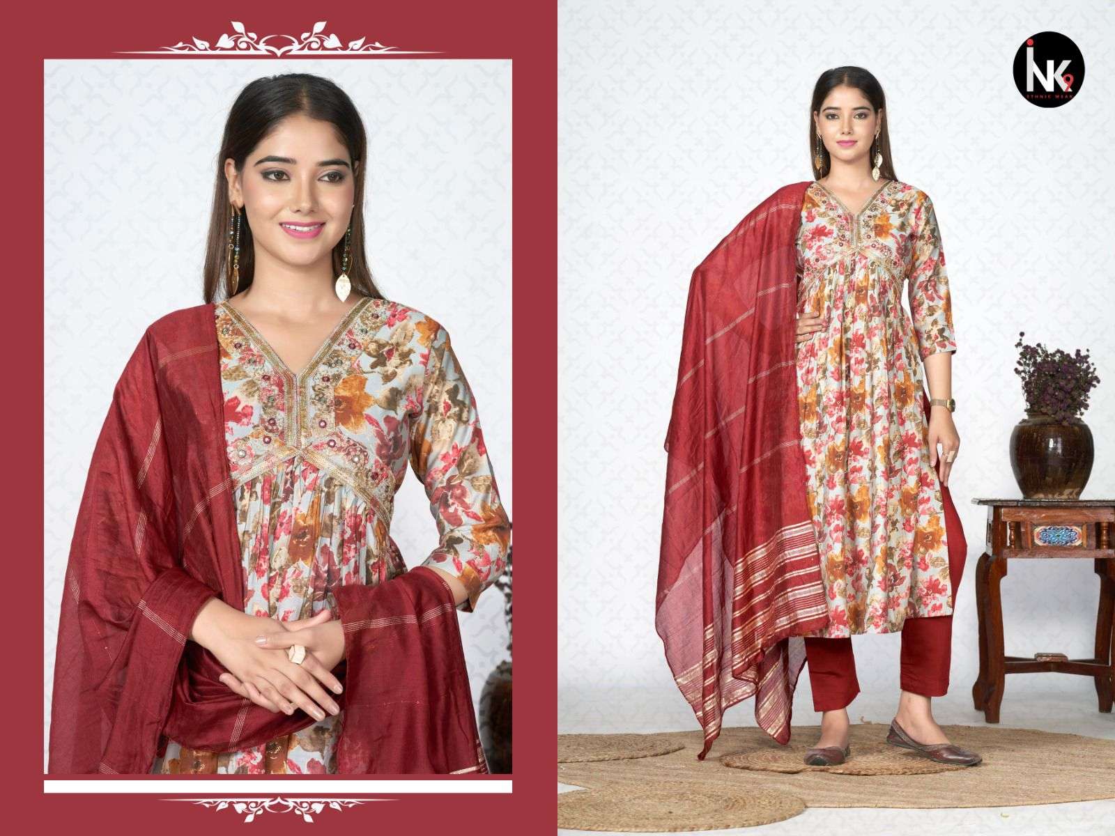 alia stories vol-4 by ink 9 trendy designer kurtis catalogue wholesale rate surat gujarat 