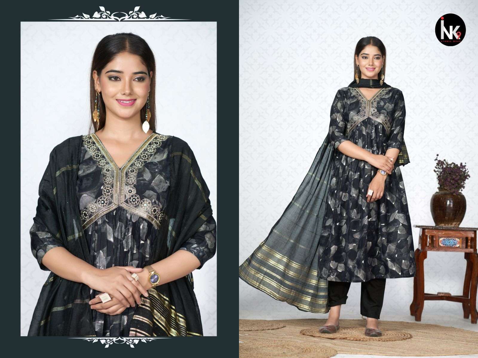 alia stories vol-4 by ink 9 trendy designer kurtis catalogue wholesale rate surat gujarat 