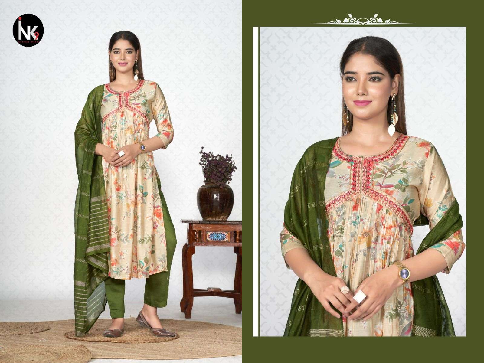 alia stories vol-4 by ink 9 trendy designer kurtis catalogue wholesale rate surat gujarat 