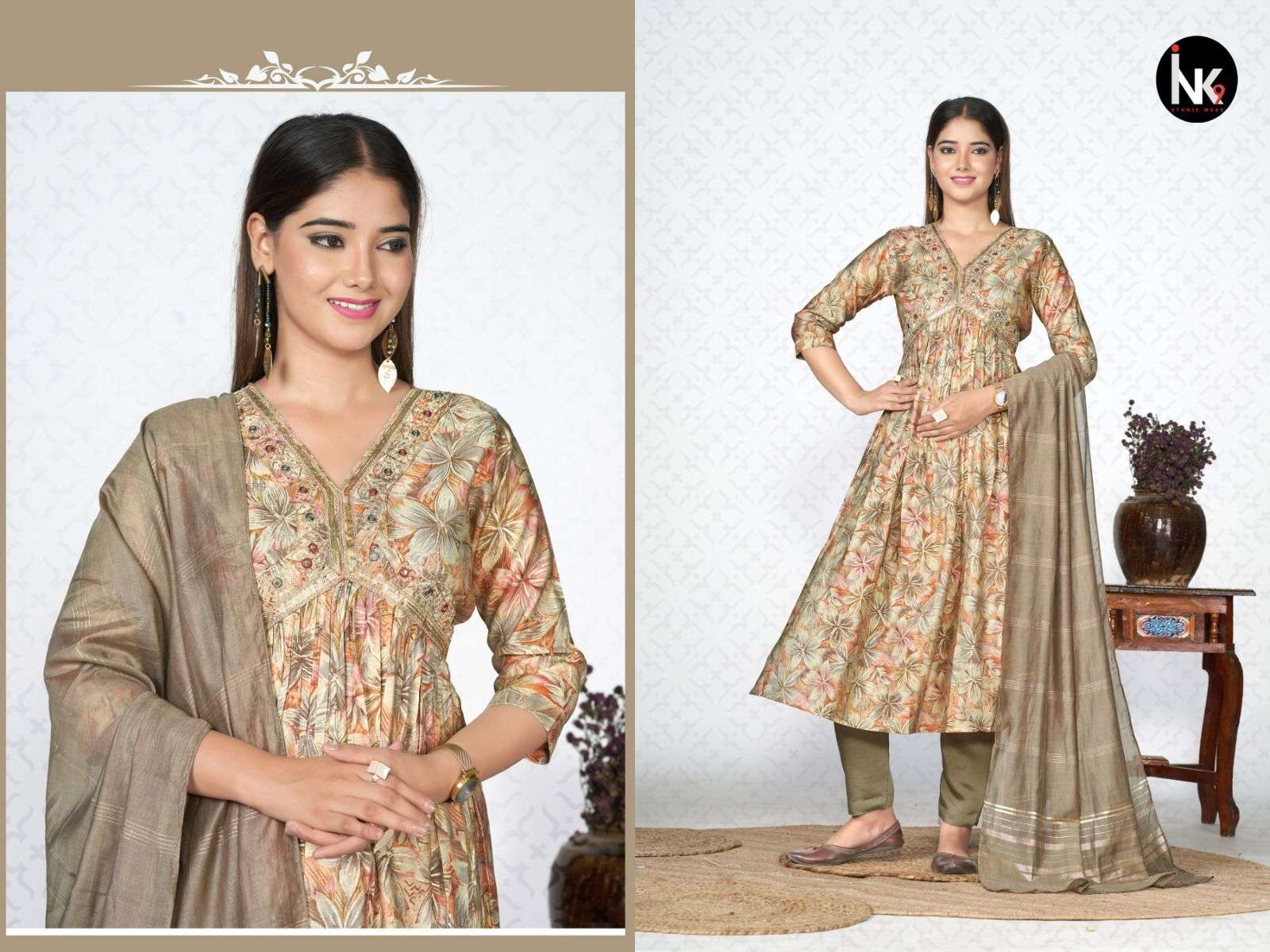 alia stories vol-4 by ink 9 trendy designer kurtis catalogue wholesale rate surat gujarat 